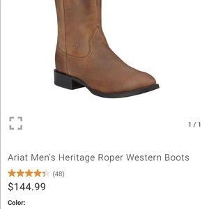Ariat mens roper boot